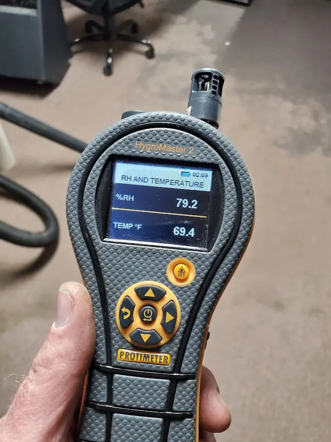 Moisture meter humidity assessment for Fire & Smoke Damage Restoration in Eastlake